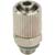 SMC Corporation - MS-5H-6 - Push In 6 mm M5 x 0.8 Male Pneumatic Straight Threaded-to-Tube Adapter|70071046 | ChuangWei Electronics