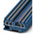 Phoenix Contact - 3211802 - 6.2 mm W Blue 24-10 AWG Push-In Conn Feed Thru DIN Rail Term Blk Conn|70170330 | ChuangWei Electronics
